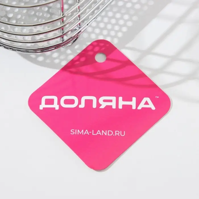 Сушилка для столовых приборов подвесная Доляна, d=1.5 см, 15&times;10.8&times;18 см, хромированная