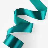 Лента атласная, 50 мм, 23&plusmn;1 м, изумрудная №126