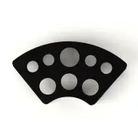 Подставка для хранения, 10&times;5&times;2.5 см, чёрный