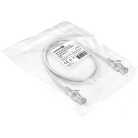 Патч-корд ExeGate UTP-RJ45-RJ45-5e-1M-LSZH-GY, 5e, 1м, серый <EX286381RUS