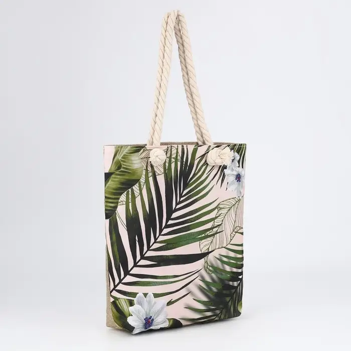 Сумка женская пляжная &laquo;Растение&raquo;, 35&times;40 см
