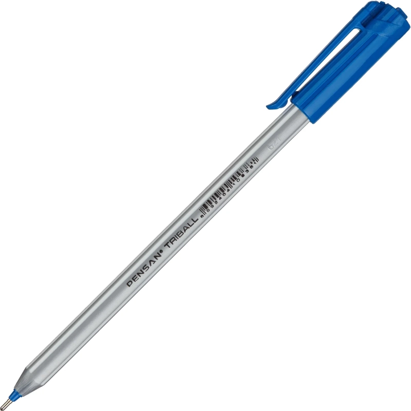 Ручка шариковая неавтомат. PENSAN  TRIBALL -синяя-1,0мм EN71