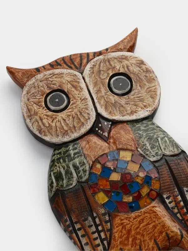 Настенное панно &laquo;Сова - радуга&raquo;, 33&times;16&times;2 см