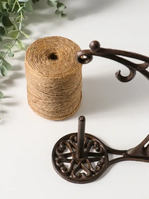 Фигурка - катушка для ниток чугун &laquo;Ветвь&raquo;, с ножницами, 16.5&times;8.5&times;23.5 см