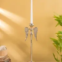 Подсвечник "Ангел" 12х12х39 см, алюминий