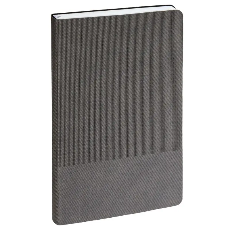Ежедневник Knit, недатированный, темно-серый