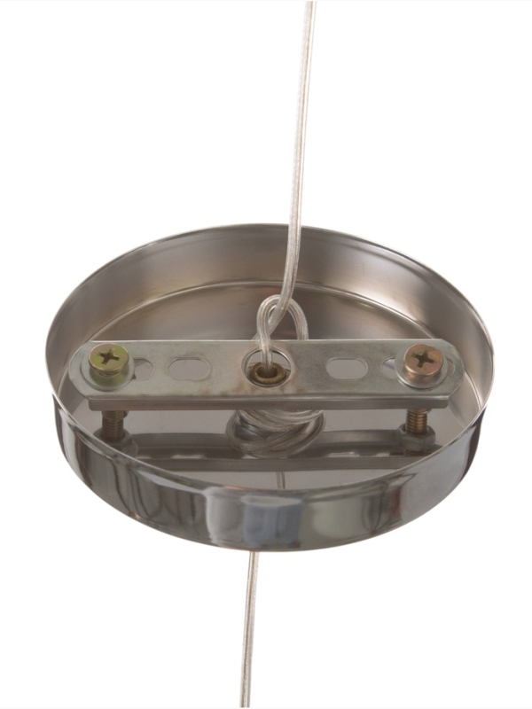 Светильник «Кейт» 1х40Вт Е27 серебро 14,5х14,5х27+100см Светильник «Кейт» 1х40Вт Е27 серебро 14,5х14,5х27+100см