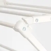 Сушилка для белья напольная LaDо́m, складная, раздвижная, металл, белая