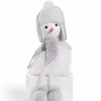 Игрушка на ёлку &laquo;Снеговичок в шапке - ушанке&raquo;, 18 см