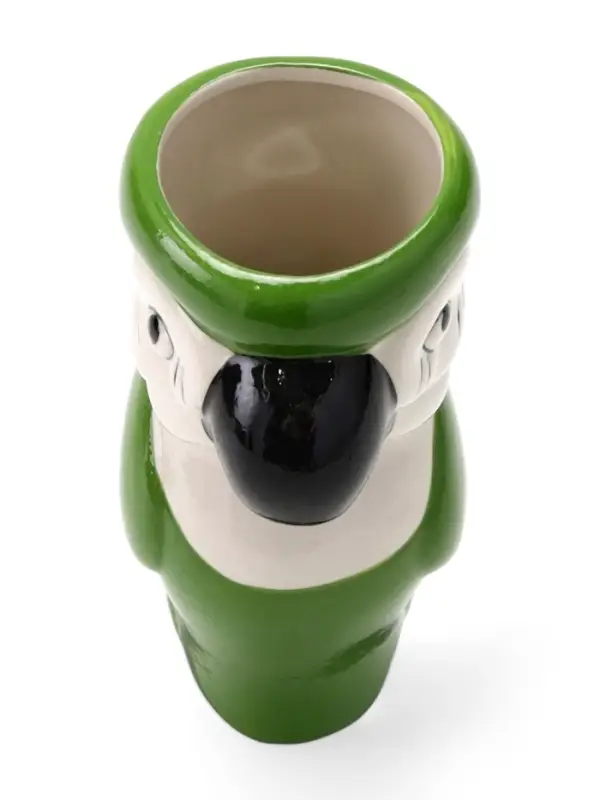 Стакан для коктейлей &laquo;Тики&raquo;, 400 мл, зелёный попугай, керамика