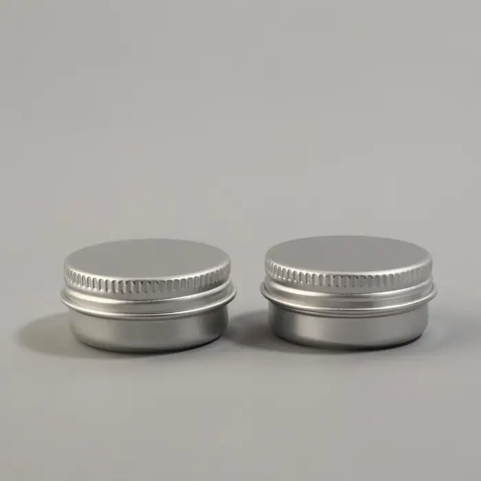 Баночка для хранения, 10 мл, фасовка - 2 шт, цвет серебристый Баночка для хранения, 10 мл, фасовка - 2 шт, цвет серебристый
