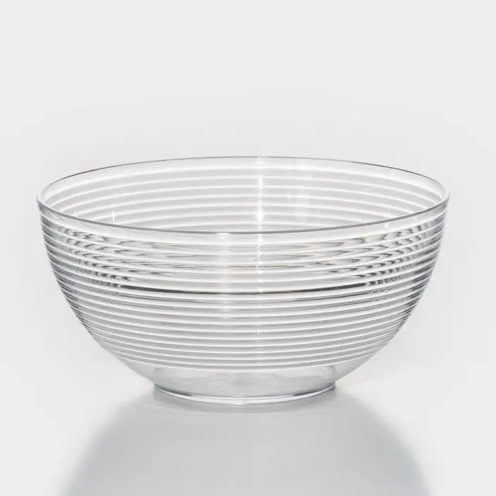 Салатник Доляна &laquo;Шарм&raquo;, d=19.5 см, высота 9.3 см, 1.7 л, прозрачный