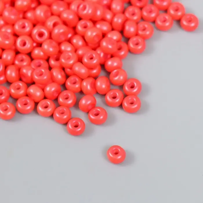 Бисер стекло 6/0  Бисер стекло 6/0 "Бугенвиллия" 15 гр