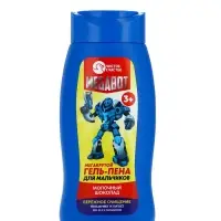 Подарочный набор детский MEGABOT, гель-пена 250 мл, книжка-вырезалка А5, Чистое счастье