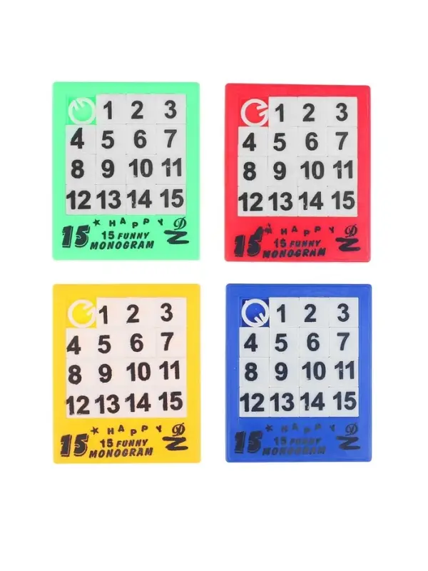 Головоломка - пятнашки &laquo;Собери цифры&raquo;, МИКС