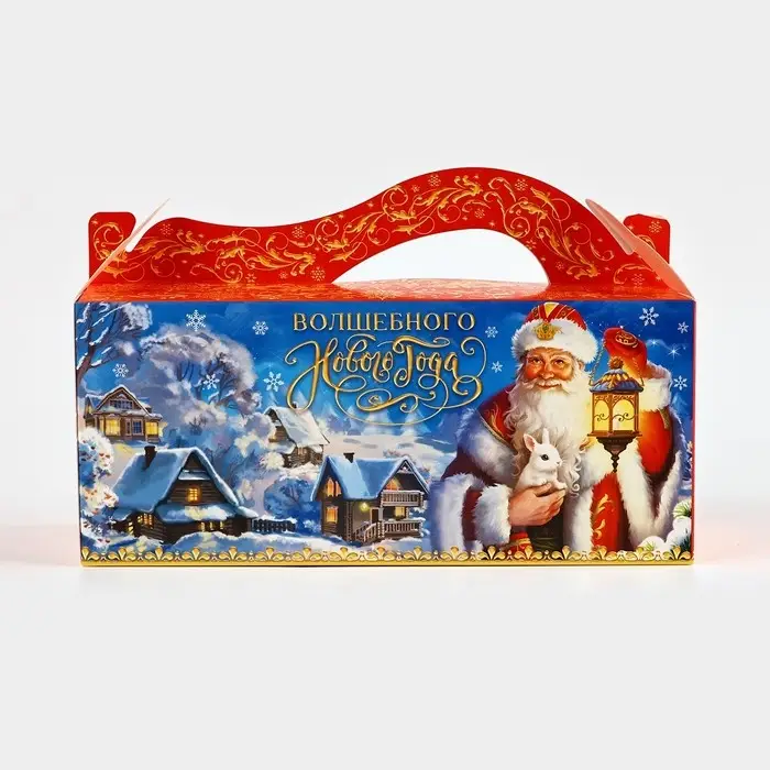 Коробка подарочная новогодняя складная «Волшебного Нового года», 23 х 10 х 10 см Коробка подарочная новогодняя складная «Волшебного Нового года», 23 х 10 х 10 см