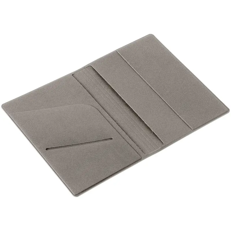 Обложка для паспорта Devon, серая Обложка для паспорта Devon, серая