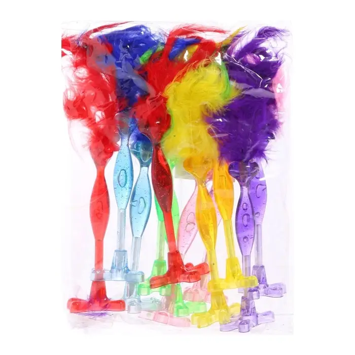 Ручка-прикол Calligrata &laquo;Утёнок с хохолком&raquo;, синий стержень, шариковая, МИКС