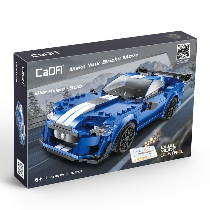 Конструктор радиоуправляемый &laquo;Спорткар&raquo;, 325 деталей, 2 варианта управления