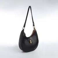 Сумка женская багет TEXTURA на молнии, 27&times;9&times;23 см, чёрная