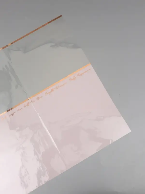 Пленка для цветов, "Полоса с окном", розовая, 57х57&plusmn;2 см