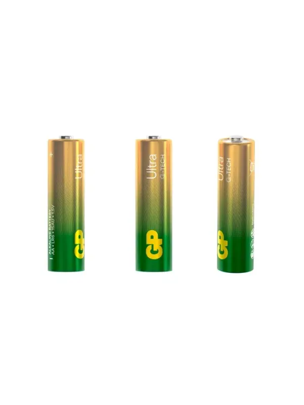 Батарейка алкалиновая GP Ultra, AA, LR6-4BL, 1.5 В, блистер, 4 шт.