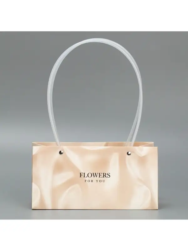 Пакет для цветов Gold Flower, 24&times;12&times;12 см