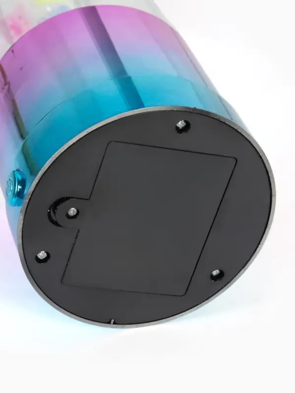 Светильник  Светильник "Медузы" LED, RGB, USB, 3-5Вт, розово-голубой металлик 9х9х3 см