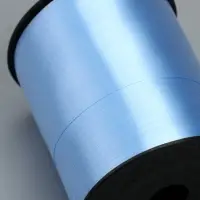 Лента для декора и подарков, голубой, 0,5 см х 500 м