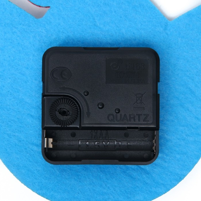 Часы настольные DIY Часы настольные DIY "Динозавр из фетра" детские, набор для творчества, 23 х 21 см, АА