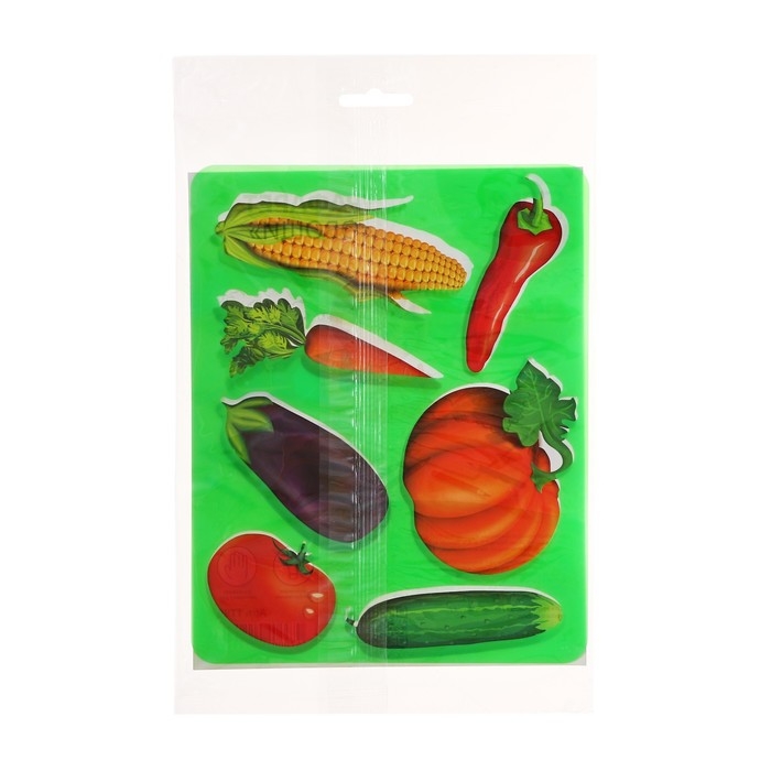 Трафарет для рисования Трафарет для рисования "Овощи", европодвес, микс