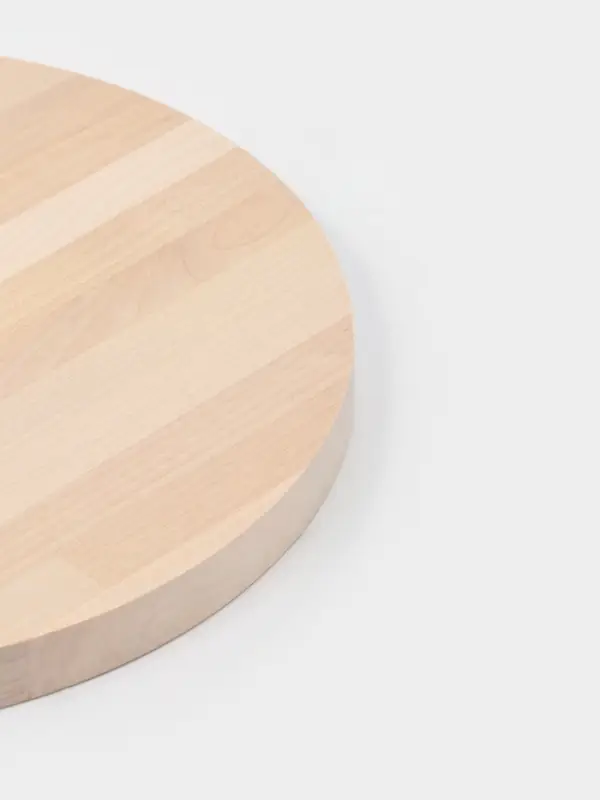 Доска разделочная круглая Доляна &laquo;Фортуна&raquo;, d=25 см, толщина 1.8 см, дерево берёза