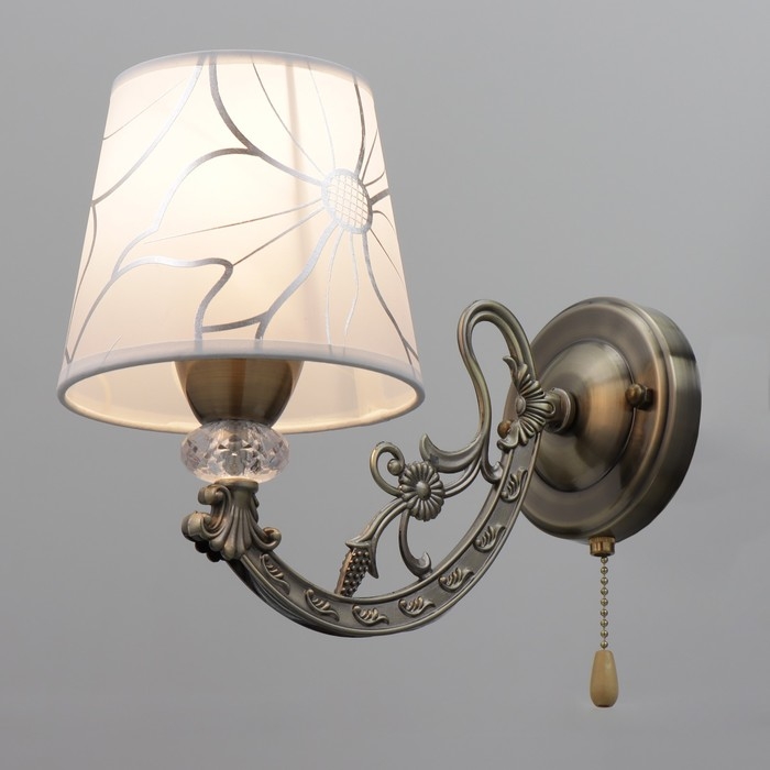 Бра "Вирджиния" 1х40Вт E14 бронза 20х15х30 см.