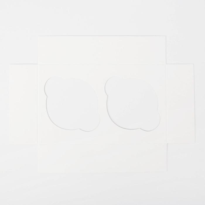 Коробка для капкейков «Снежный подарок» 10 х 16 х 10см, Новый год Коробка для капкейков «Снежный подарок» 10 х 16 х 10см, Новый год