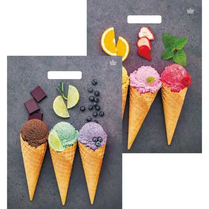 Пакет «Мороженое», полиэтиленовый, с вырубной ручкой, 31×40 см, 60 мкм Пакет «Мороженое», полиэтиленовый, с вырубной ручкой, 31×40 см, 60 мкм
