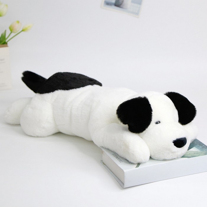 Мягкая игрушка Мягкая игрушка "Собака", 75 см, цвет черно-белый