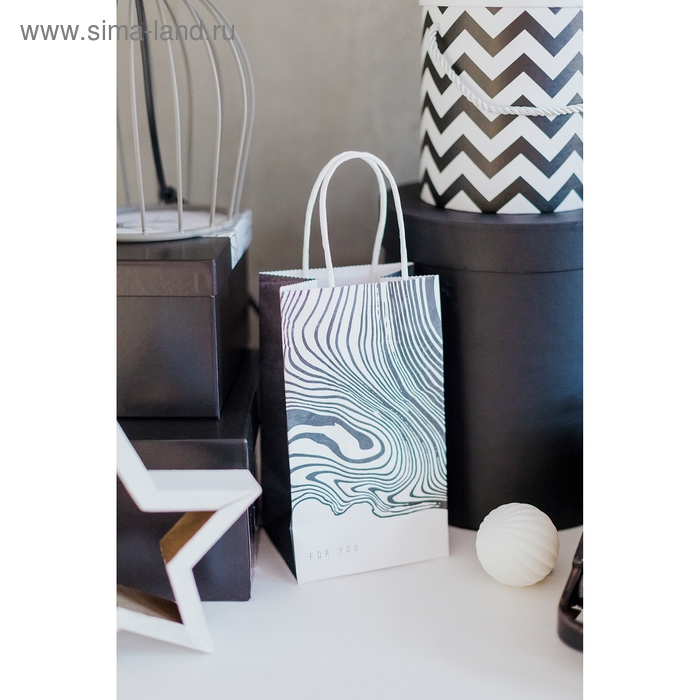 Пакет подарочный крафт, упаковка, «For you», 12 х 21 х 9 см Пакет подарочный крафт, упаковка, «For you», 12 х 21 х 9 см
