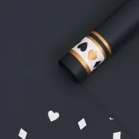 Пленка для цветов, "Удача", тёмно-синий, 57х57 см