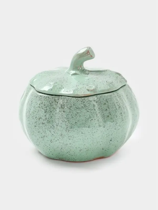 Горшок для запекания Борисовская керамика &laquo;Гармония&raquo;, 600 мл, зелёный