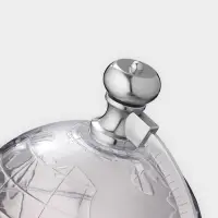 Башня пивная с воронкой &laquo;Земной шар&raquo;, 1.9 л, пластик, серебристая