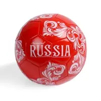 Футбольный мяч ONLYTOP RUSSIA, машинная сшивка, 32 панели, р. 5, PVC