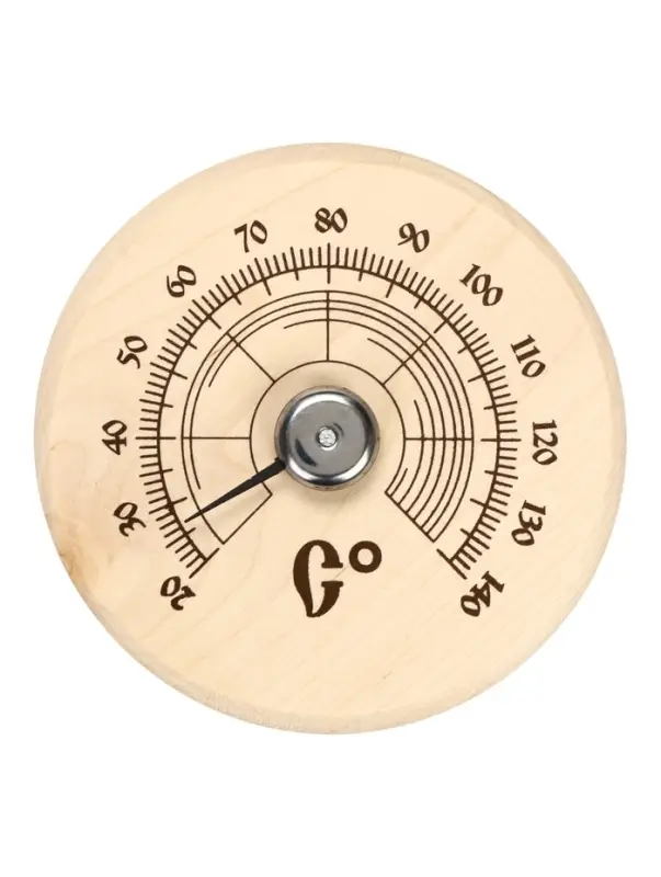 Термометр для бани и сауны &laquo;Круглый&raquo;, биметаллический, циферблат МИКС