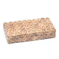 Кубики игральные, 2.5×2.5 см, набор 100 шт.