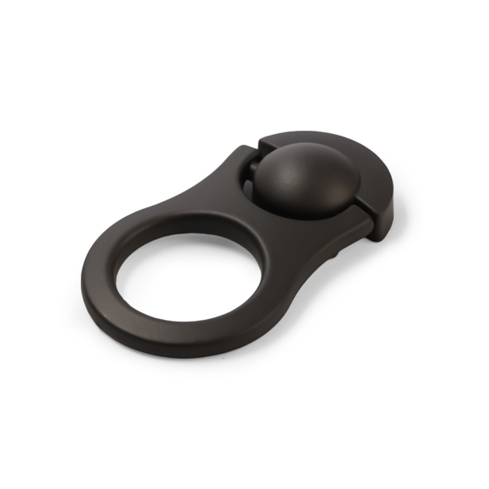 Ручка-кнопка CAPPIO OPENER, алюминий, цвет графит Ручка-кнопка CAPPIO OPENER, алюминий, цвет графит