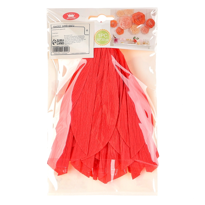 Декоративное украшение &laquo;Цветок&raquo;, цвета МИКС