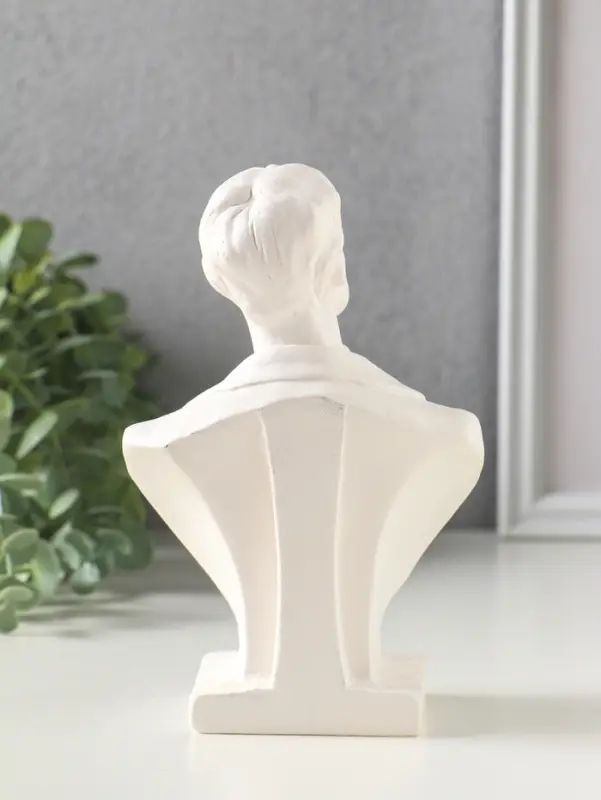 Бюст &laquo;Есенин&raquo;, фигурка гипс, 16 см, белый