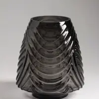 Ваза для цветов &laquo;Флер&raquo;, 19.5&times;16 см, стекло, серая