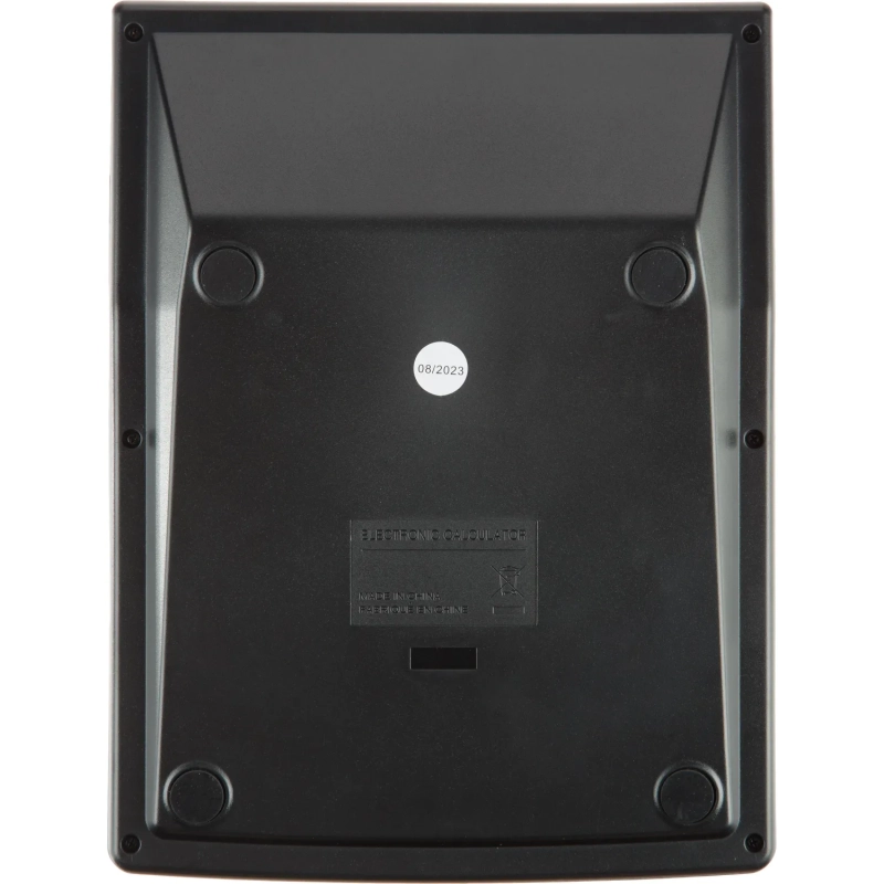 Калькулятор настольный ПОЛНОРАЗМ Attache AF-446BG,12р,дв.п,ч/сер,203x153x48