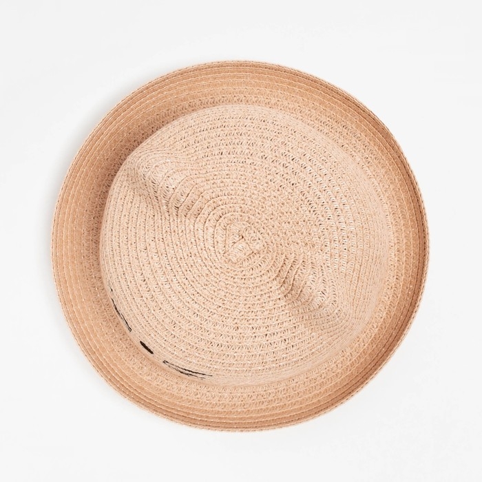 Шляпа для девочки MINAKU Шляпа для девочки MINAKU "Кошечка", цв. розовый, р-р 52