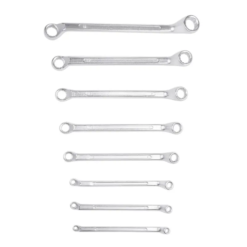 Набор ключей гаечных накидных изогнутых на держателе (6-22 мм) (8 предметов) JT KJ2N8P